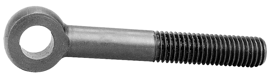 a close up of an eye bolt with a hole in the middle