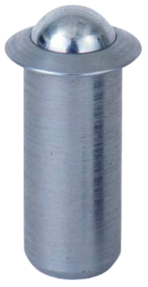 a metal cylinder with a ball on top of it