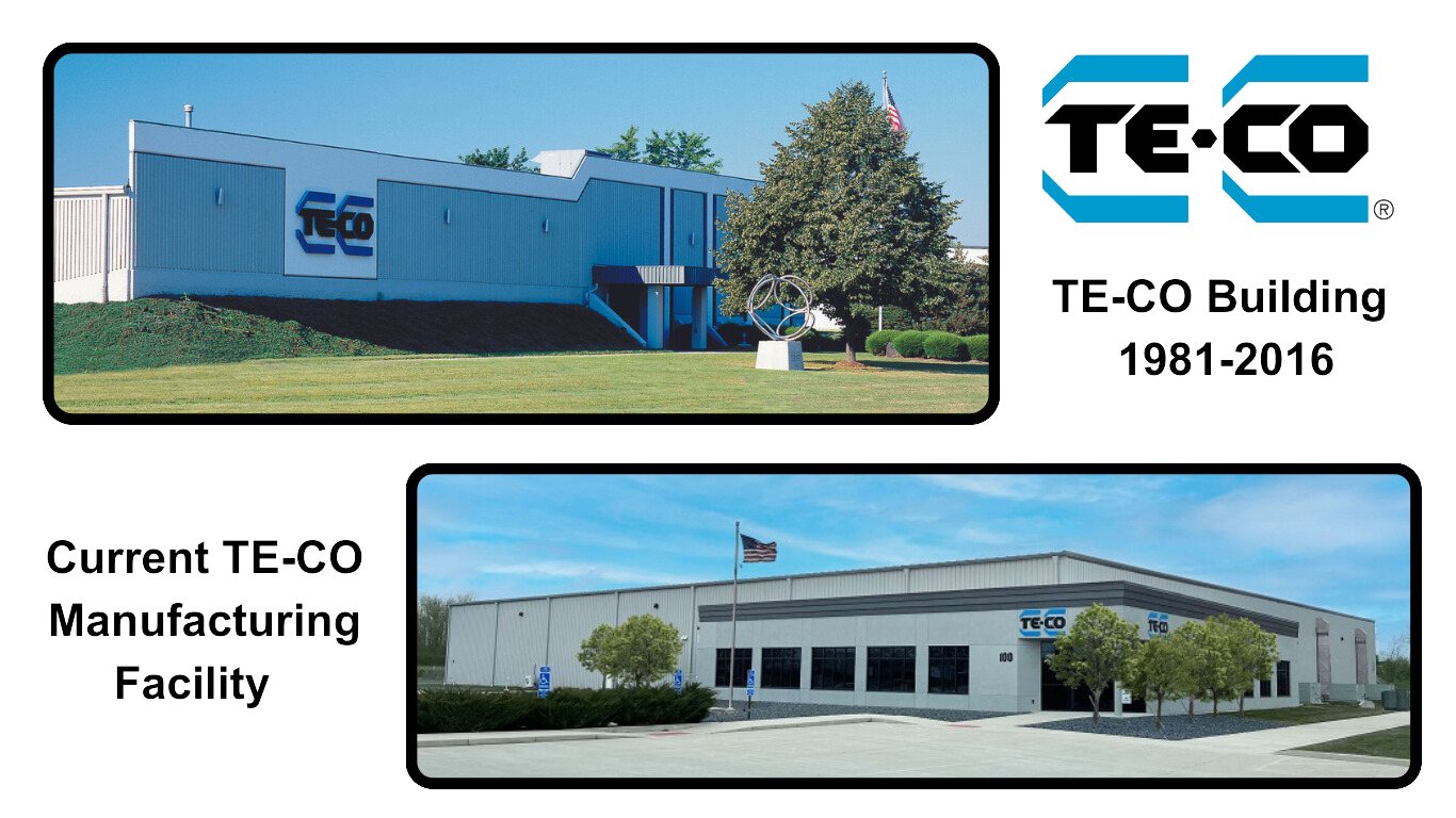 a picture of a te-co building from 1981 to 2016
